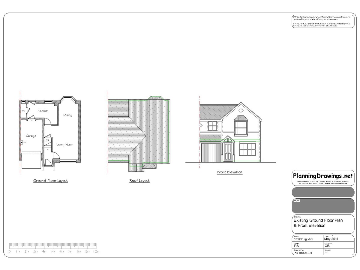 Garage Conversion Planning Drawings