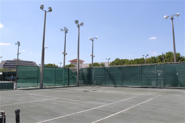 Sans Souci Tennis Center Court Resurfacing