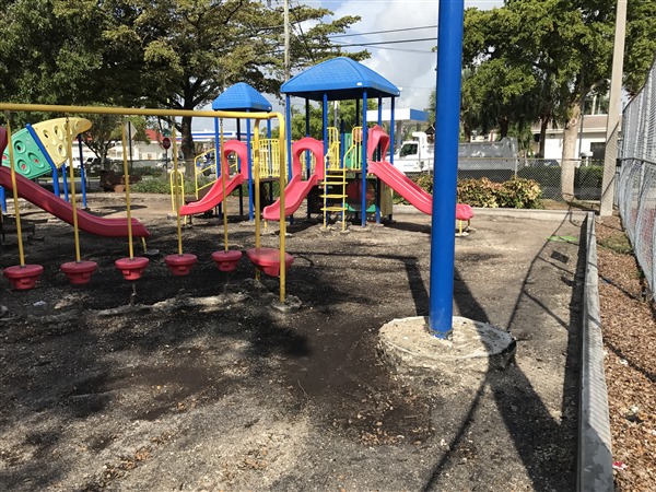 Keystone Park Playground Resurfacing- In Progress