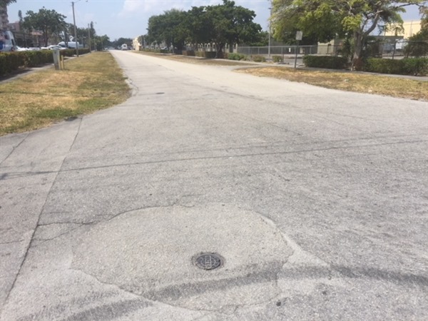 Roadway Resurfacing – Before