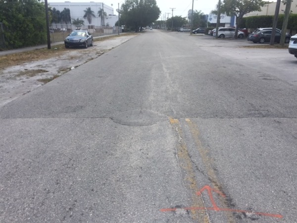 Roadway Resurfacing – Before