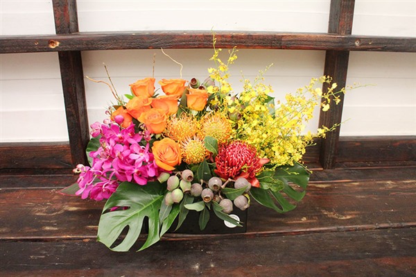 bright corporate flower