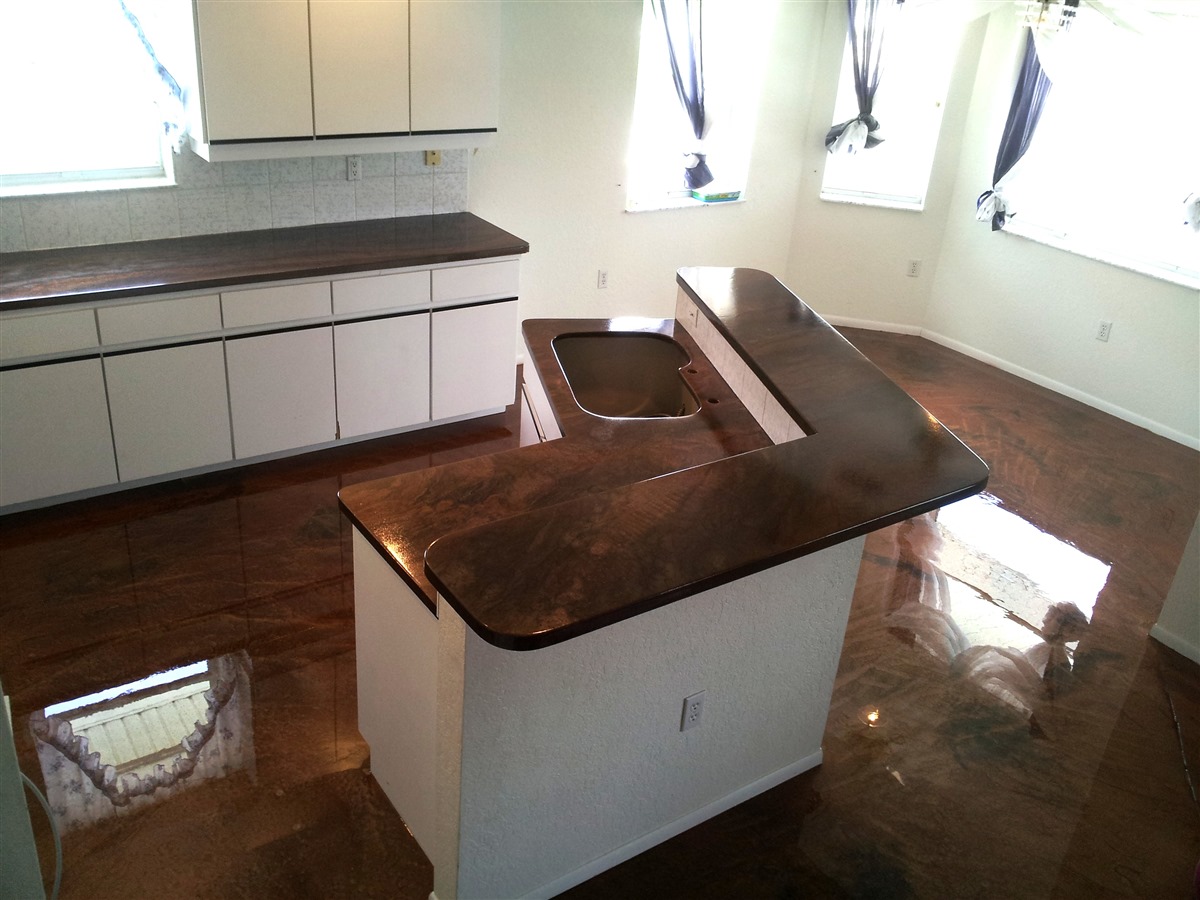 Scratch And Uv Resistant Epoxy For New Or Resurfacing Countertops