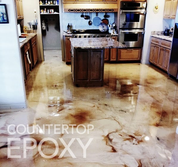 Refinish Your Kitchen Flooring With High Gloss Durable Epoxy